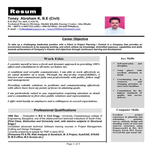 TONEY GASCO CV updated