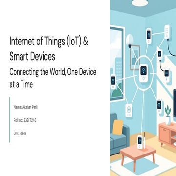 Internet of Things (IoT) & Smart Devices Connecting the World, One Device at ...