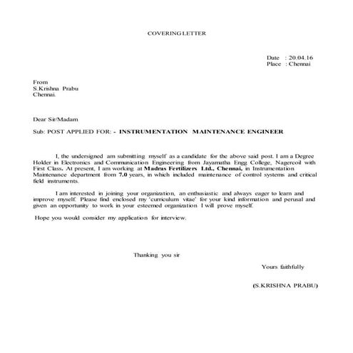 CV Dewaharbabu | DOC