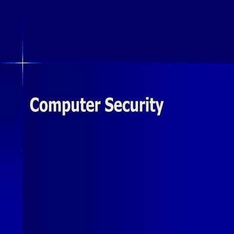 23 computer security | PPT