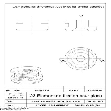 23 element de fixation pour glace eleve | PDF