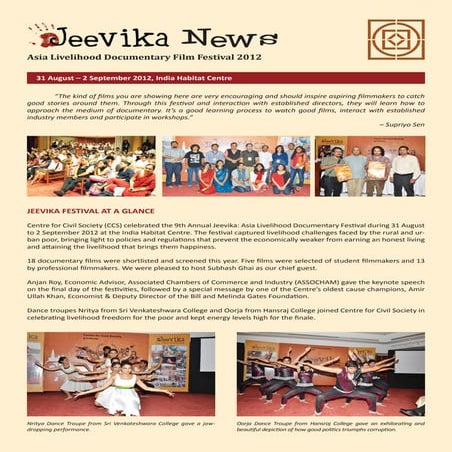 Jeevika News Brochure 2012