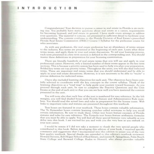 39th edition Dearborn Introduction