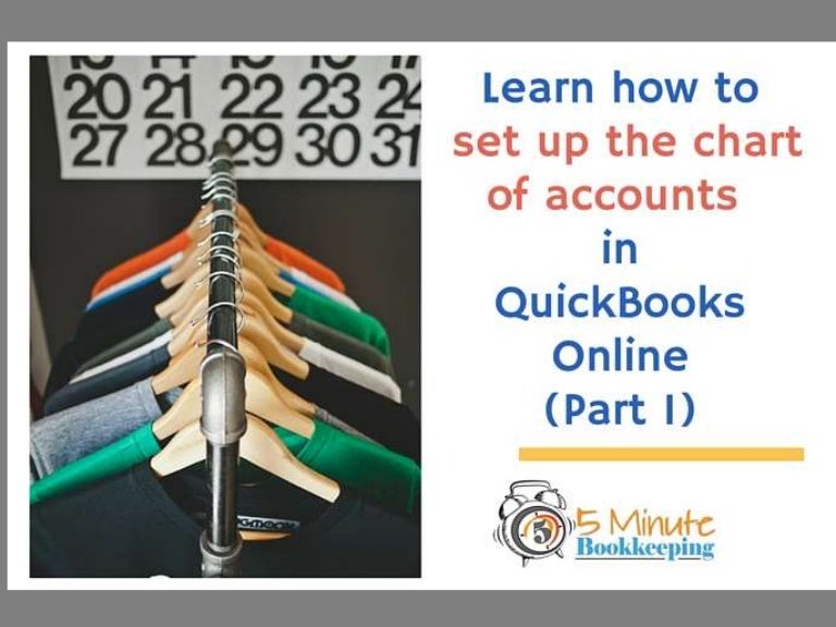 Setting Up Chart Of Accounts