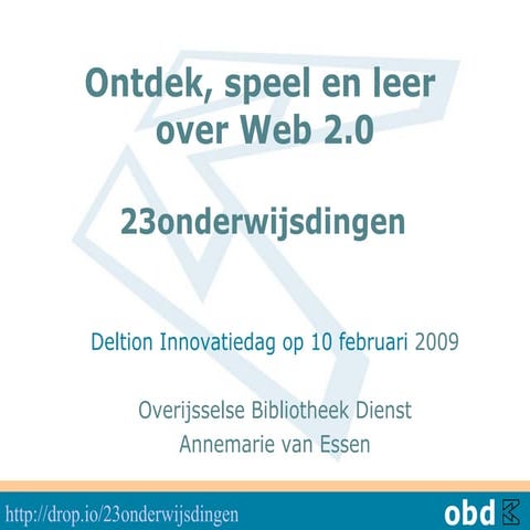 23onderwijsdingen deltion 10022009