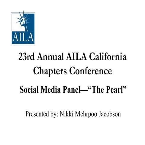 23rd Annual AILA California Chapters Conference