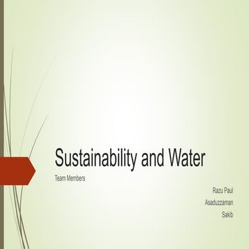Sustainability and Water, Nestle