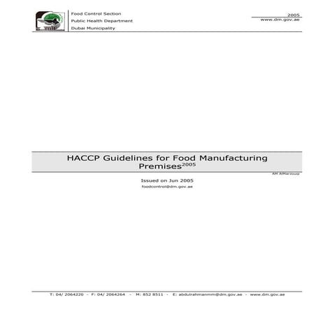Haccp case study