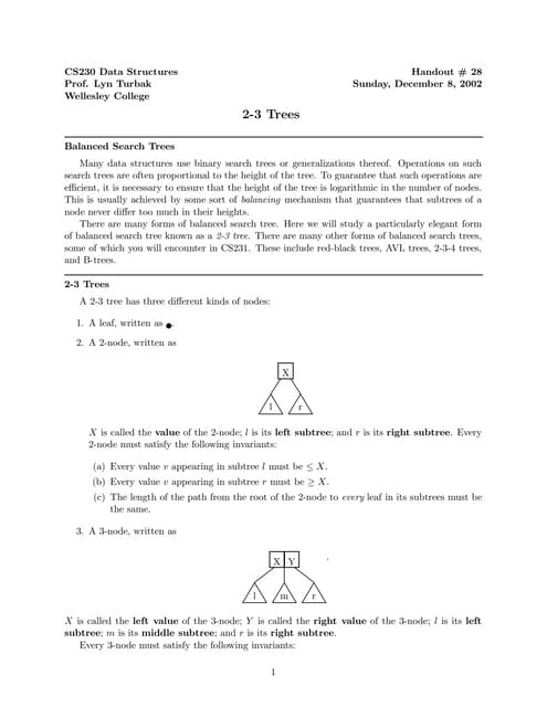 2 - 3 Trees