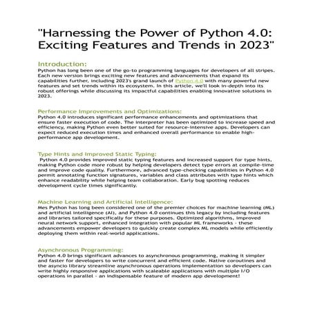 features and trends in 2023