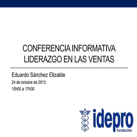 Taller de Liderazgo en las Ventas