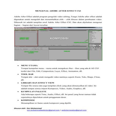 Mengenal After Effect