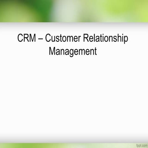 24.crm – customer relationship management