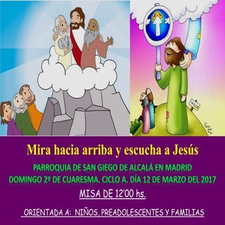 DOMINGO 2º DE CUARESMA. CICLO A. PP...