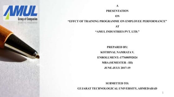G.t. U presentations