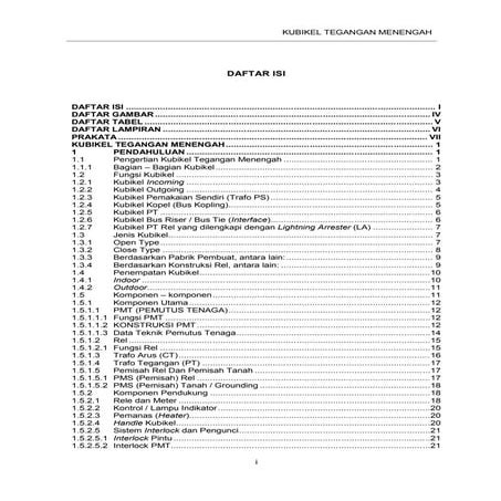 Buku pedoman kubikel tegangan menengah