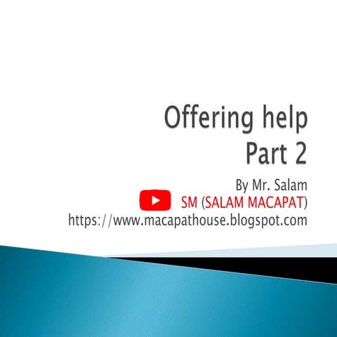 KELAS 12 SMK PERTEMUAN 24// offering help 2