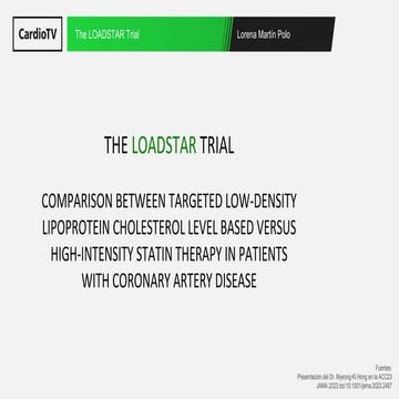 LOADSTAR Study | PDF