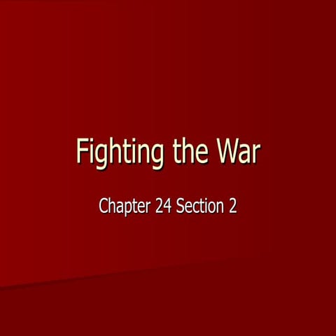 24.2 (Fighting The War)