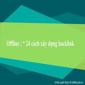 24 cách xây dựng backlink 2017