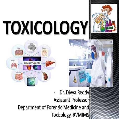 General Principles of Toxicology