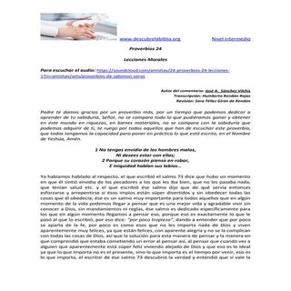 24 provervios 24 lecciones morales