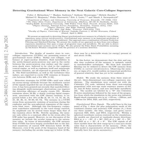 Detecting Gravitational Wave Memory in the Next Galactic Core-Collapse ...