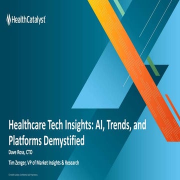 2024 HCAT Healthcare Technology Insights