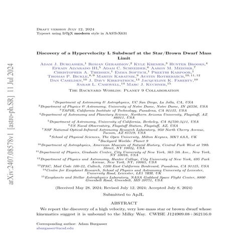 Discovery of a Hypervelocity L Subdwarf at the Star/Brown Dwarf Mass Limit