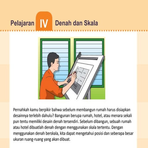 Denah dan Skala Kelas 5