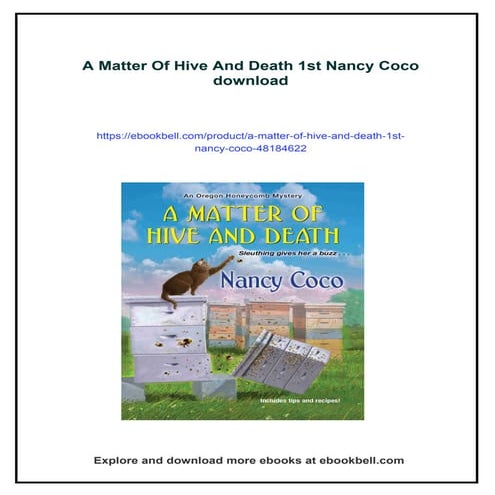 A Matter Of Hive And Death 1st Nancy Coco | PDF