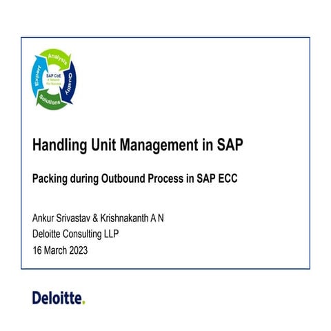 240935187-Handling-Unit-Management-in-SAP-Packing-During-Outbound-Process.pptx
