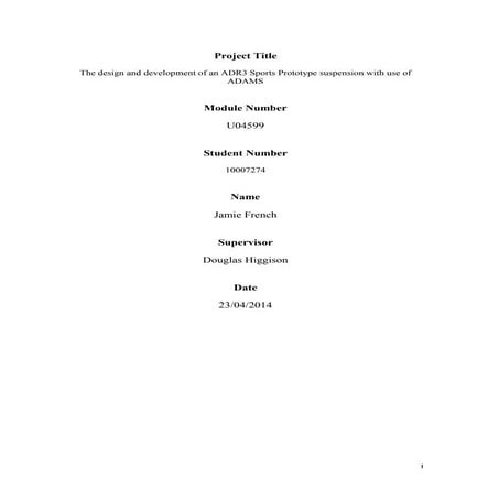 Disertation Report | PDF