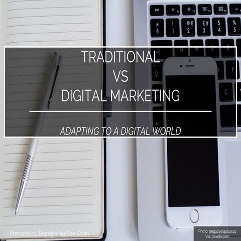 Traditional vs Digital Marketing: Adapting to a Digital World 