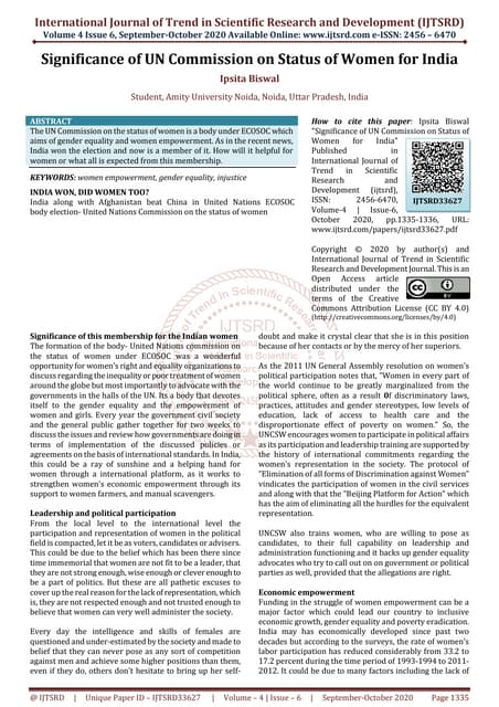 Criteria and Significance