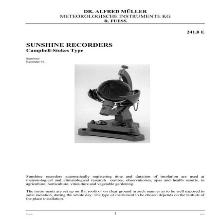 Sunshine recorder | PPTX