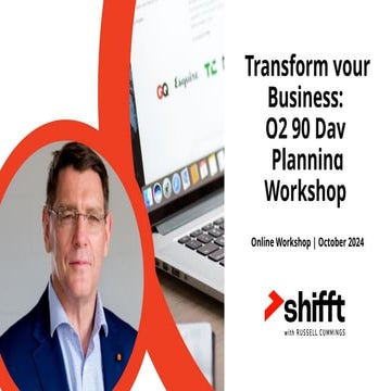 90-Day Planning Webinar: Create Your Actionable Plan for Q2 2024