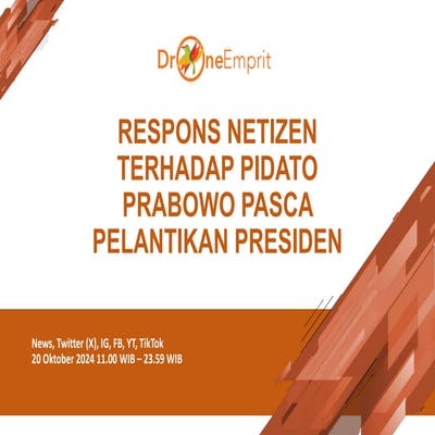 Respon Netizen terhadap Pidato Prabowo pasca pelantikan presiden