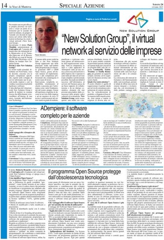 "New Solution Group", il virtual network al servizio delle imprese