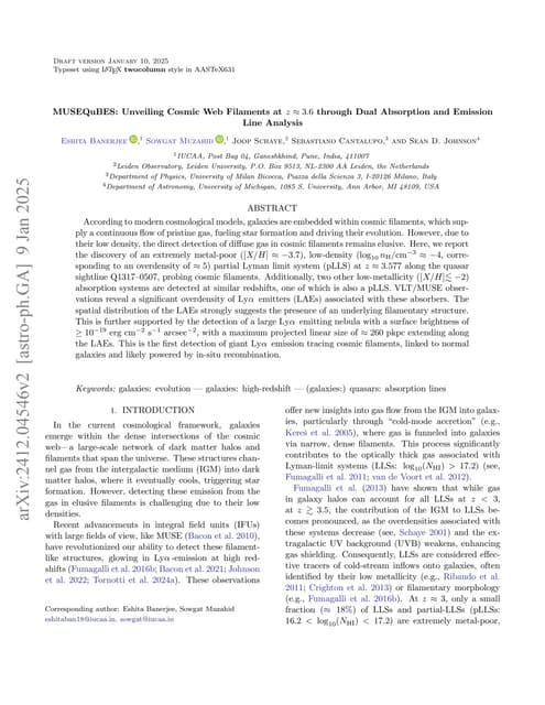 MUSEQuBES: Unveiling Cosmic Web Filaments at z ≈ 3.6 through Dual Absorption and Emission Line Analysis