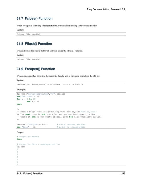 The Ring programming language version 1.5.2 book - Part 25 of 181