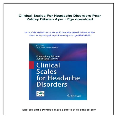 Migraine assessment screening instruments & scales | PPTX