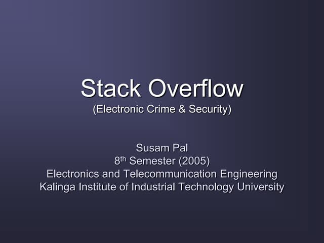 StackOverflow