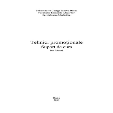 Politica promotionala | PPT