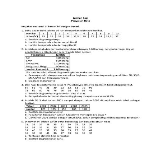 teori Statistik dasar 243220160914 p2c latihan soal