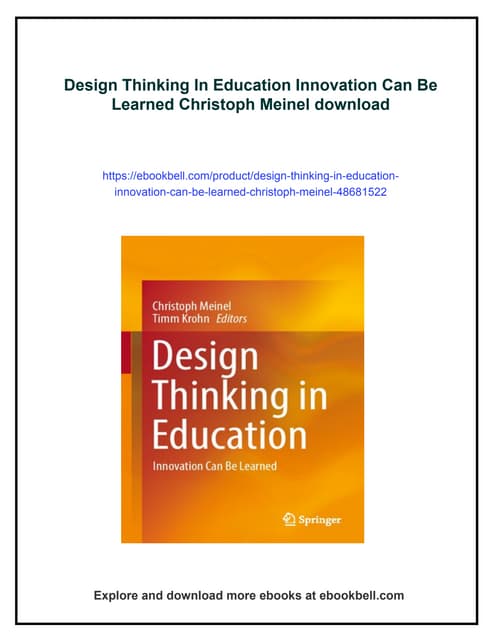 Stunning Design Thinking In Education image