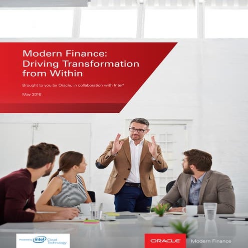 Modern Finance Driving Transformation from Within