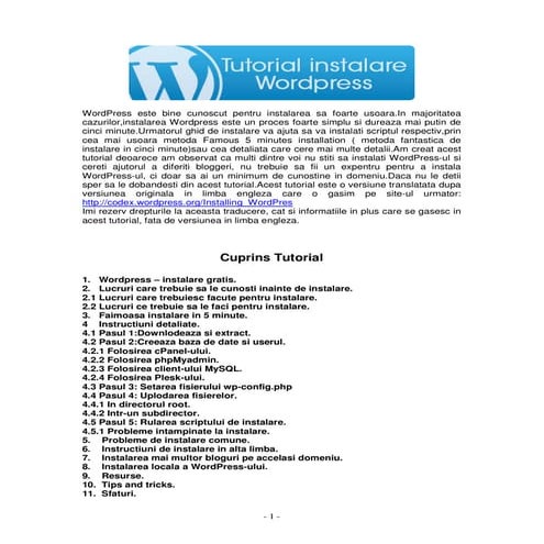 24365896 tutorial-instalare-wordpress-carteamea-net