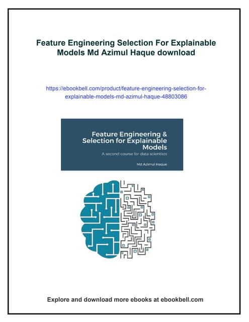 Feature Engineering Selection For Explainable Models Md Azimul Haque