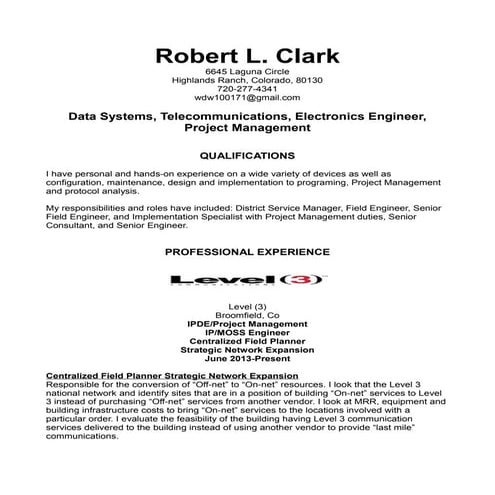 RobertClarkResume